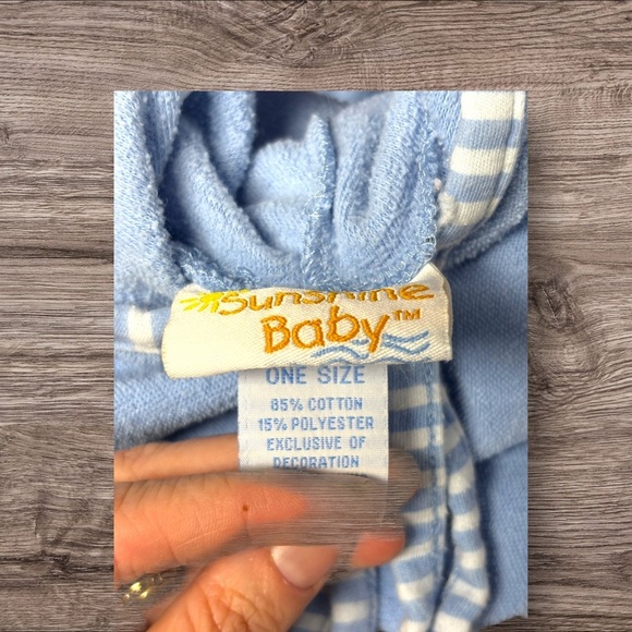 Blue Hooded Baby fizzy swim cover up with Duck Design. Excl cndtn. Ofrs wlcm! - Picture 6 of 10